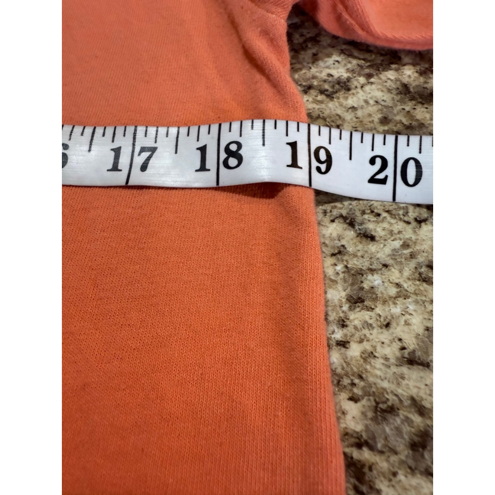 Women's Benny & Belle Long Sleeve Tee M Orange Blue Seahorse - Picture 6 of 8